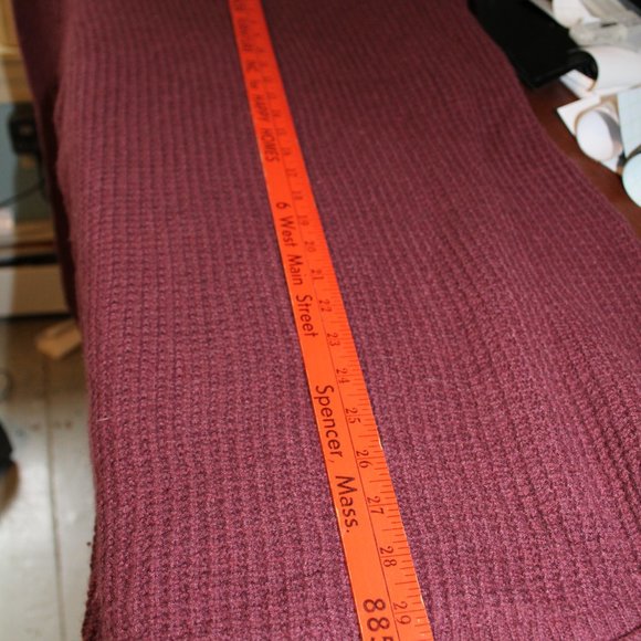 Toad & Co. Maroon Cowl Neck Sweater Dress - Women's Size Small - Picture 6 of 8